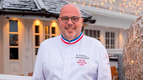 Шеф-повар Стефан Бюрон (St&eacute;phane Buron) из отеля Le Chabichou в Куршевеле, обладатель звезд Мишлен. / Chef St&eacute;phane Buron from Hotel Le Chabichou in Courchevel, a Michelin-starred chef.