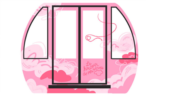 pink cabin