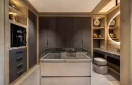 The bedroom in Suite-Chalet K5 at Le K2 Palace, Courchevel 1850