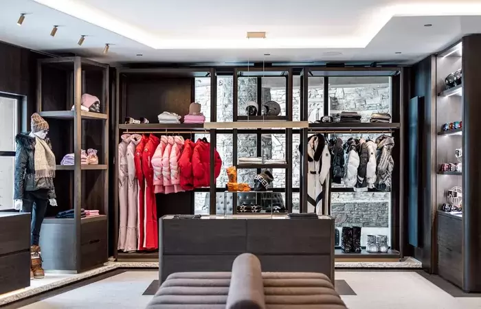 The hotel ski shop, Le K2 Palace, Courchevel 1850