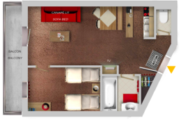 Apartment 2/4 pax comfort