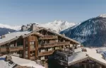 Fouquets courchevel exterior winter