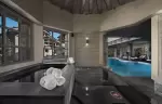 The hot tub at the Goji Spa, Le K2 Altitude, Courchevel 1850
