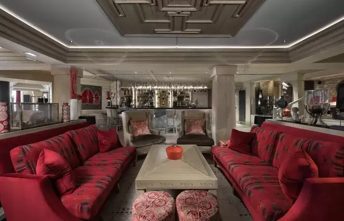 The Le 1856 bar at Le K2 Altitude, Courchevel 1850