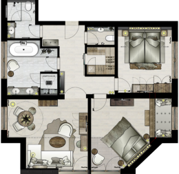 Jagdhof Two-Bedroom Suite