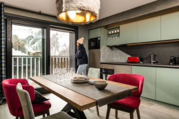Apartment 2 bedrooms 4 people with fireplace or stove