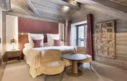 A bedroom in the Penthouse Sengli at Le K2 Chogori, Val d'Isere