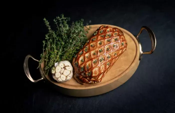 A dish at Le Bottleneck, Le K2 Chogori, Val d'Isere