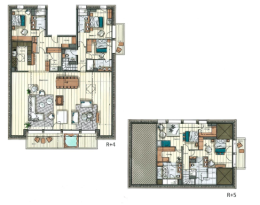 B41 - 5 bedroom duplex penthouse - 384 m²
