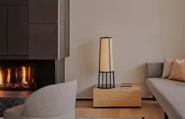 Junior suite with a fireplace at Aman Rosa Alpina.