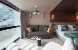 Floor plan of the Premium Room at Fahrenheit Seven Les Menuires