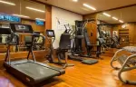 The Technogym fitness room at Hotel Hermitage, Breuil-Cervinia